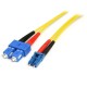 StarTech.com Cable Adaptador de Red de 1m Monomodo DÃºplex Fibra Ã“ptica LC-SC - Patch Duplex Modo Sencilla SMFIBLCSC1